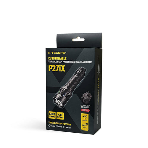 P27iX - Lampe Torche 5000 Lumens - Rechargeable USB-C