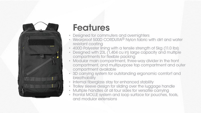Sac a dos impermeable Nitecore BP23 PRO 23 litres 01 16