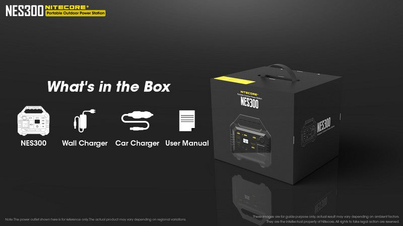 Station portable de charge Nitecore NES300 01 19