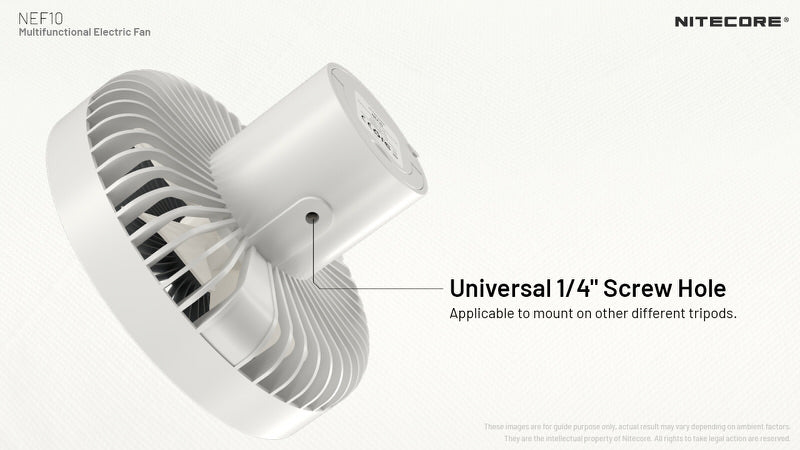 Ventilateur portable multifonction NEF10 Ventilateur lampe et powerbank 0