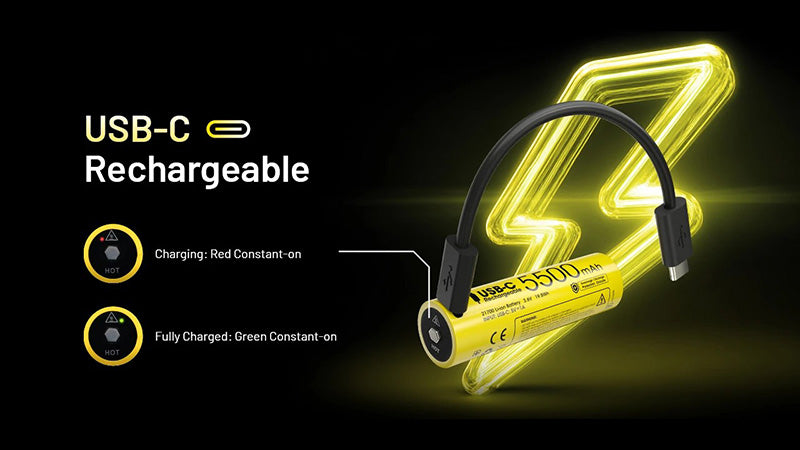 Batterie 21700 Haute Performance Nitecore NL2155HPR 5500mAh 1 3
