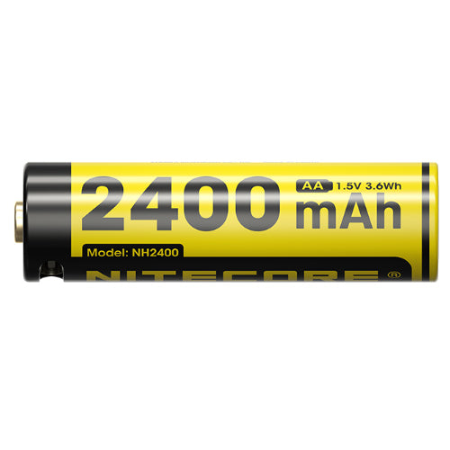 Batterie AA 1.5V rechargeable USB C Nitecore MH2400 2400mAh 0 3