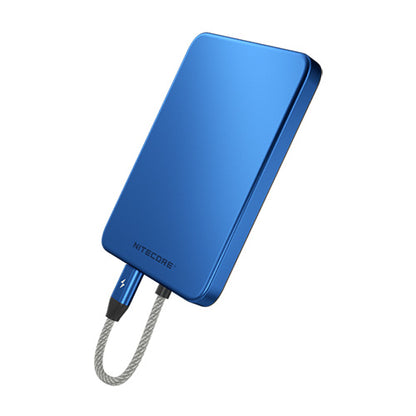 Powerbank Nitecore Pocket 5 5000mAh - 22,5W - Câble USB-C Intégré - Fixation Magnétique