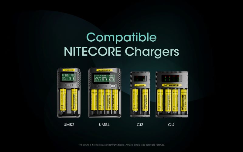 Batterie Nitecore 18650 3600mAh fort courant de decharge NL1836HP 01 12