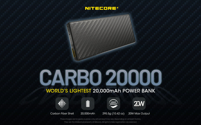 Batterie externe Nitecore CARBO 20000 20000mAh 01 1
