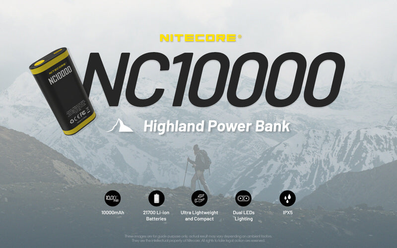Batterie externe Nitecore NC10000 10000mAh 50lumens 01 1