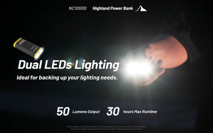 Batterie externe Nitecore NC10000 10000mAh 50lumens 01 5