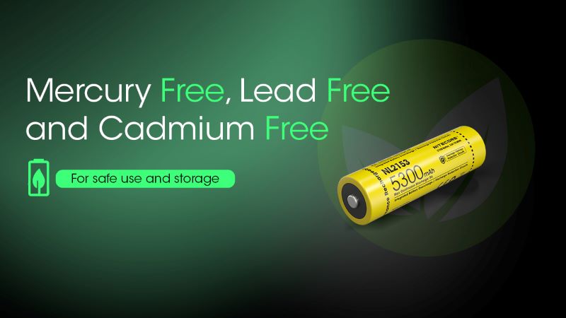 Batterie nitecore 21700 5300mAh NL2153 01 7
