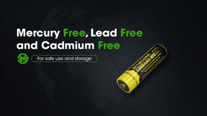 Batterie rechargeable 14500 AA 1000 mAh Nitecore NL1410 01 6