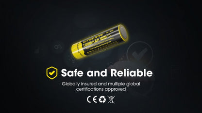 Batterie rechargeable 14500 AA 1000 mAh Nitecore NL1410 01 8