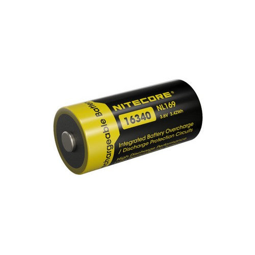 Batterie rechargeable 16340 950mAh Nitecore NL169 00 1