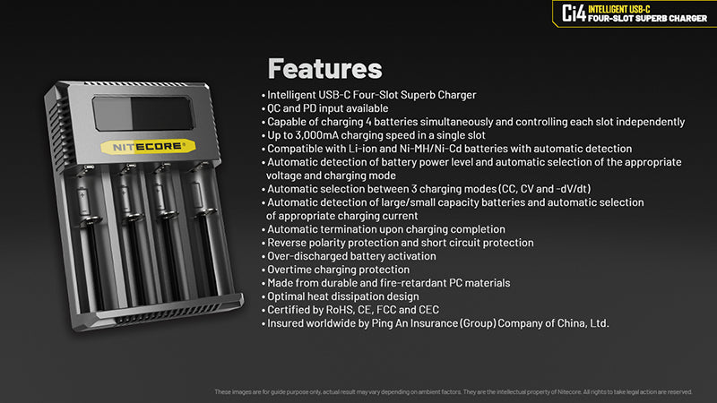 Chargeur Nitecore Ci4 11