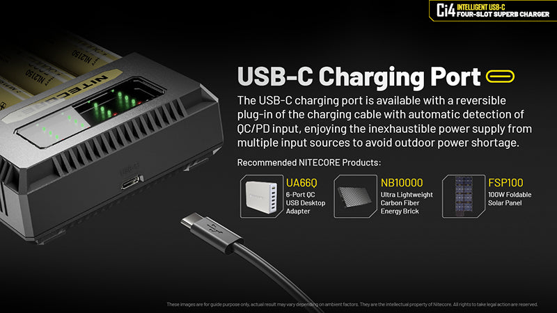 Chargeur Nitecore Ci4 4