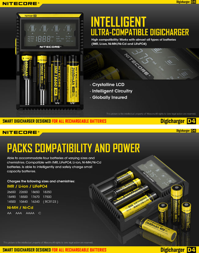 Chargeur Nitecore D4 06