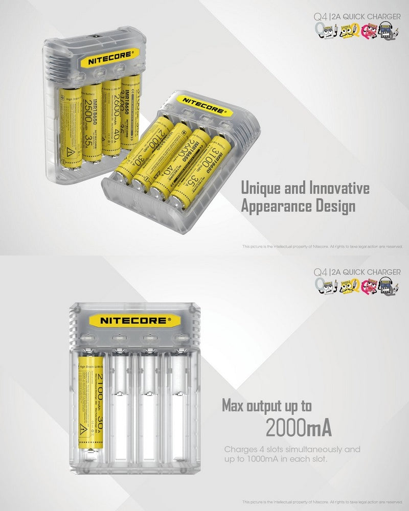 Chargeur Nitecore Q4 01 2