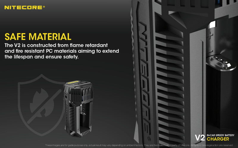 Chargeur Voiture Nitecore V2 01 11