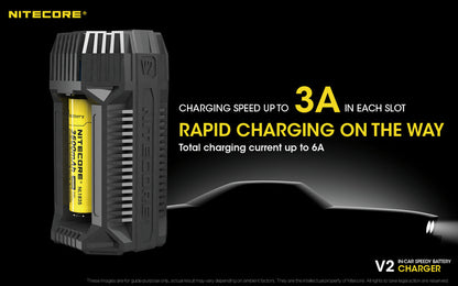 Chargeur Voiture Nitecore V2 01 2