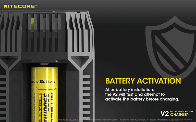 Chargeur Voiture Nitecore V2 01 2