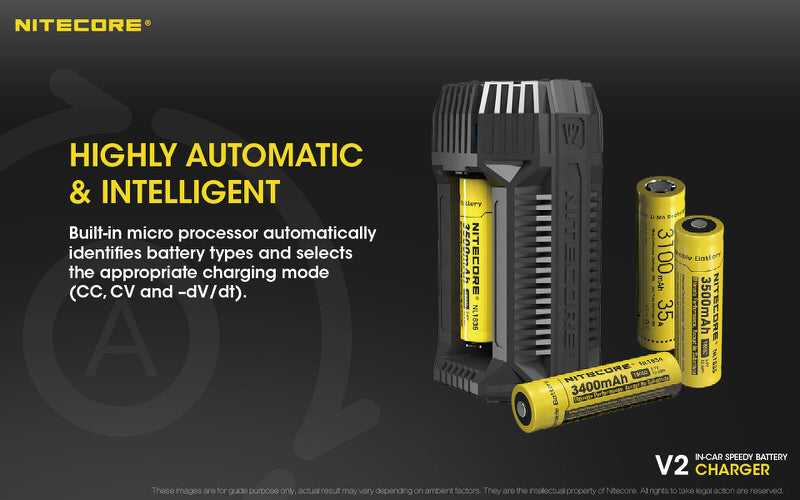Chargeur Voiture Nitecore V2 01 6