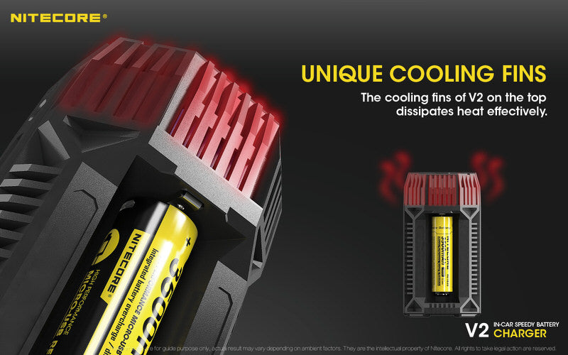Chargeur Voiture Nitecore V2 01 8