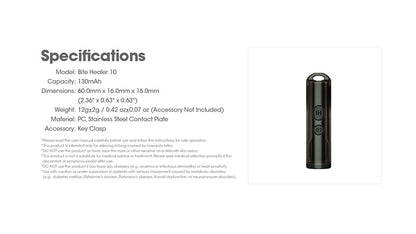 Dispositif anti demangeaisons Nitecore Bite Healer 10 Rechargeable 1 9
