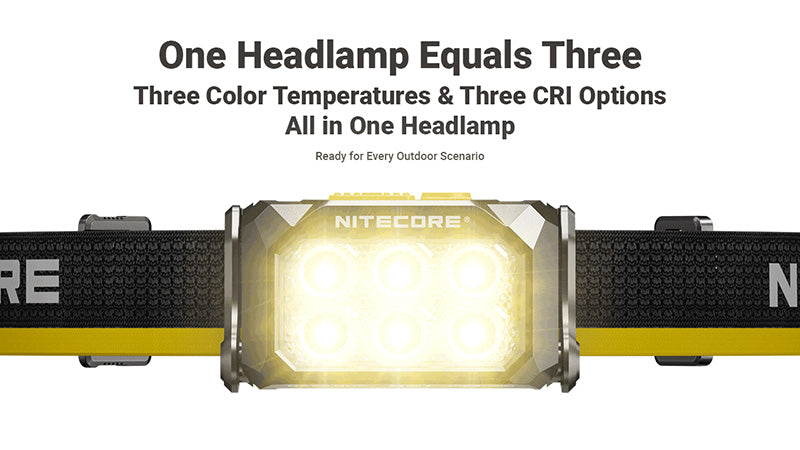 HA29 UHE - Lampe frontale - 1200 Lumens - Triple Température de Couleur - Basses Températures -40°C - Batterie HLB2500