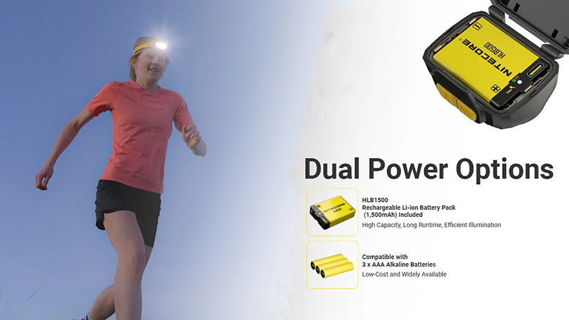 Lampe Frontale Nitecore UT27 PRO 2025 800 Lumens 2 batteries HLB1500 1 6