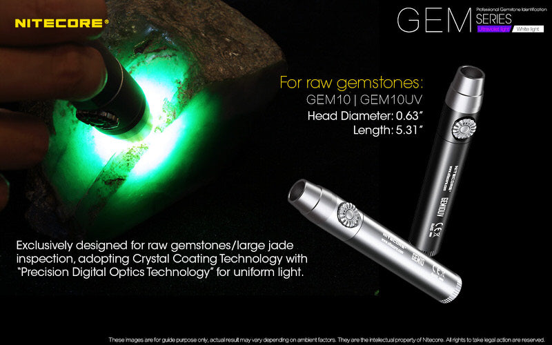 Lampe Nitecore GEM10UV 01 12
