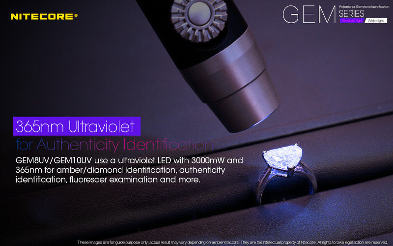 Lampe Nitecore GEM10UV 01 5