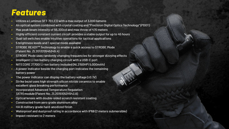 Lampe Nitecore P23i 01 24
