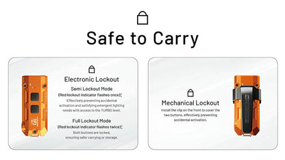 TIP3 – Lampe Porte-clés Nitecore – 720 Lumens – 3 Températures de Couleur – Rechargeable USB-C