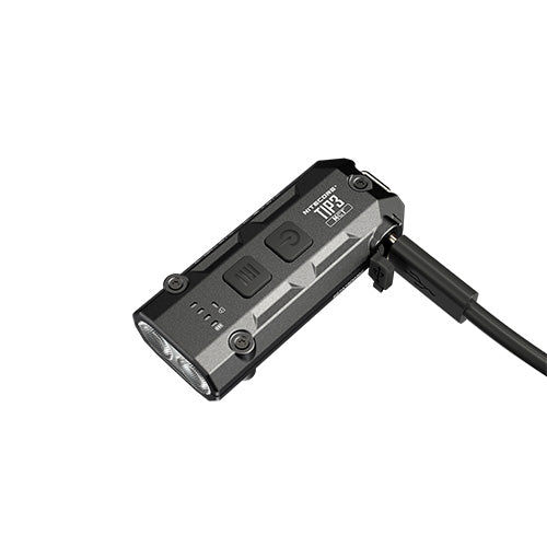 TIP3 – Lampe Porte-clés Nitecore – 720 Lumens – 3 Températures de Couleur – Rechargeable USB-C