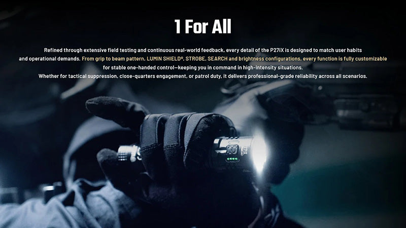 P27iX - Lampe Torche 5000 Lumens - Rechargeable USB-C