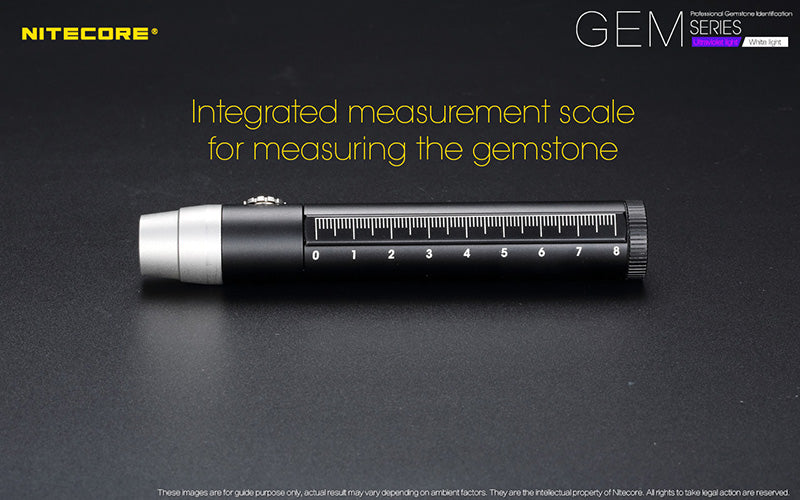 Lampe d identification professionnelle Nitecore GEM8 500 Lumens Luminosite v