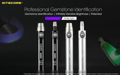 Lampe d identification professionnelle Nitecore GEM8 500 Lumens Luminosite v