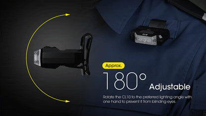 Lampe de Position Nitecore CL10 45 Lumens Triple Source Lumineuse Clip Multi