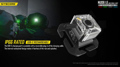 Lampe de signalisation pour force de l ordre Nitecore NU06 LE 01 13