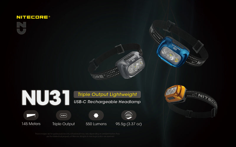 Lampe frontale Nitecore NU31 01 1