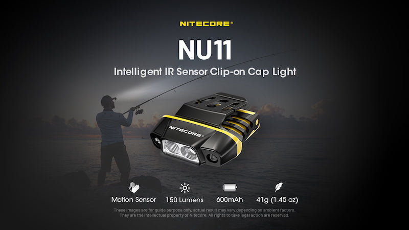 Lampe frontale clipsable Nitecore NU11 150 Lumens 01 1