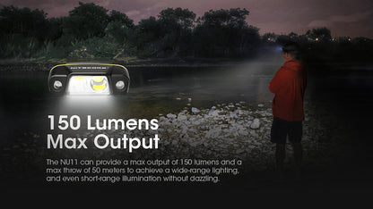 Lampe frontale clipsable Nitecore NU11 150 Lumens 01 2