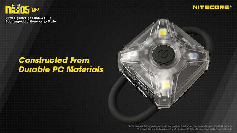 Lampe frontale lampe de position Nitecore NU05V2 KIT 40 Lumens 01 11