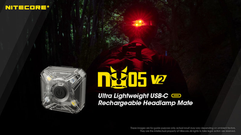 Lampe frontale lampe de position Nitecore NU05V2 KIT 40 Lumens 01 1