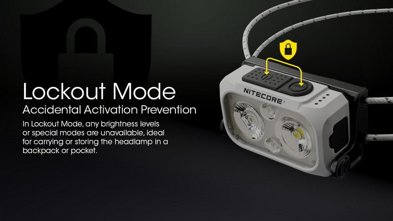 Lampe frontale special course a pied trail Nitecore NU21 01 12