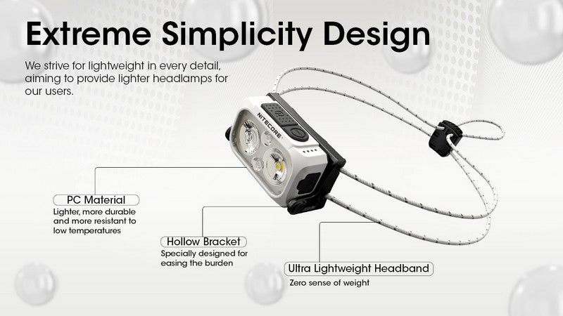 Lampe frontale special course a pied trail Nitecore NU21 01 3