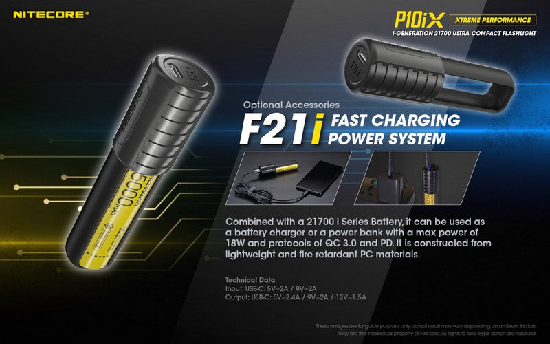 Lampe torche Nitecore P10iX 01 23