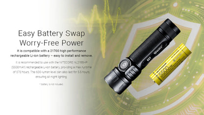 Lampe torche de recherche nitecore EX7 6000 Lumens 01 12