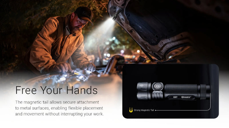 Lampe torche de recherche nitecore EX7 6000 Lumens 01 15