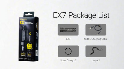 Lampe torche de recherche nitecore EX7 6000 Lumens 01 16