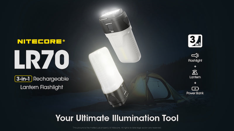 Lampe torche lanterne powerbank Nitecore LR70 01 1