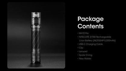 Lampe torche tactique EDC Nitecore MH12 PRO 01 24